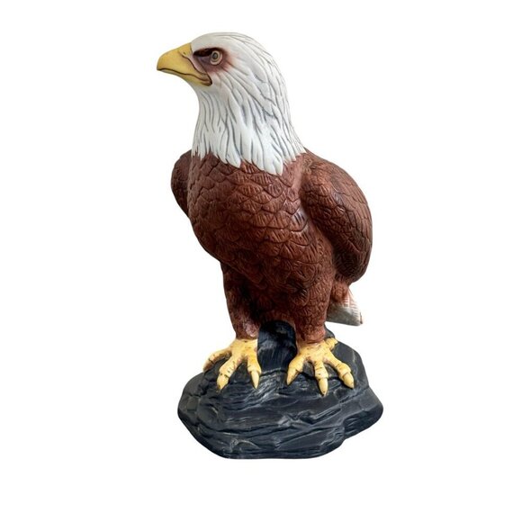 Vintage 1982 Avon Porcelain  America Eagle Pride of America Figurine 8" Tall - Picture 10 of 12